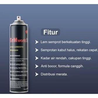 

LEM SEMPROT SERBAGUNA SUPER 88 SPRAY k 600ml