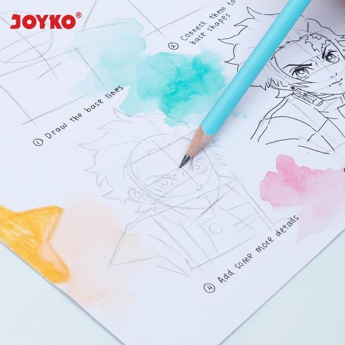 

Pencil Pensil Joyko P-8130 2B 1 Drum 36 Pcs Pastel