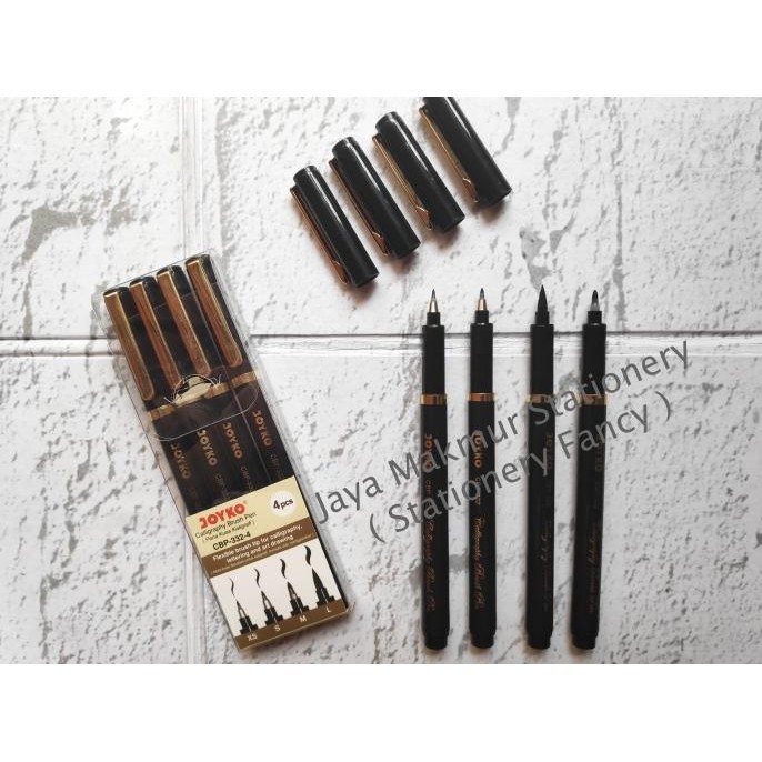 

Pena Kuas Kaligrafi Joyko CBP-332-4 ( Set 4 Pcs)