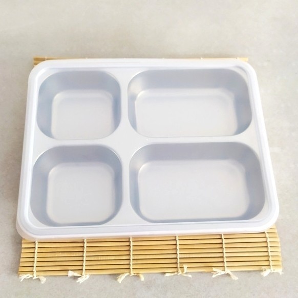 SALE KOTAK MAKAN PIRING BENTO BOX SEKAT 4 TUTUP PP