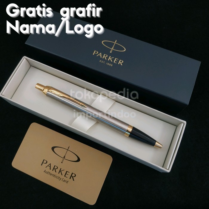 

original pulpen Parker mewah gratis Grafir nama