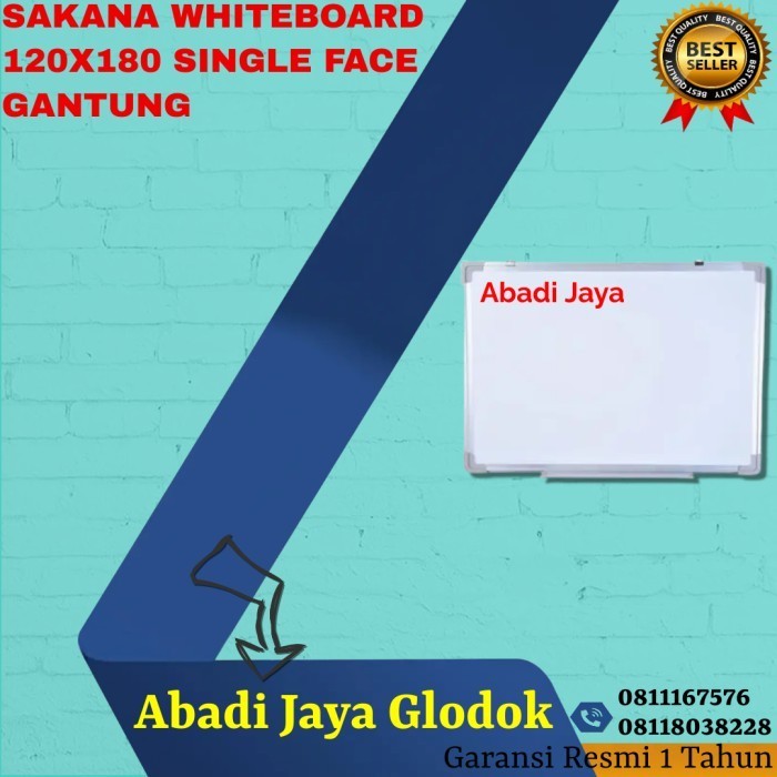 

SAKANA WHITEARD 120X180 SINGLE FACE GANTUNG