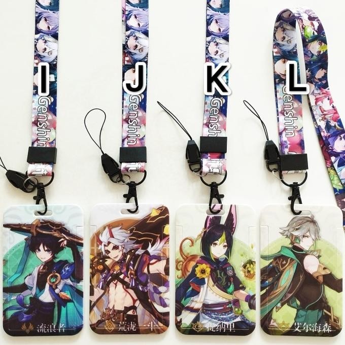 

Card Holder Name Tag Lanyard / Kalung Wadah Kartu Genshin Impact 3