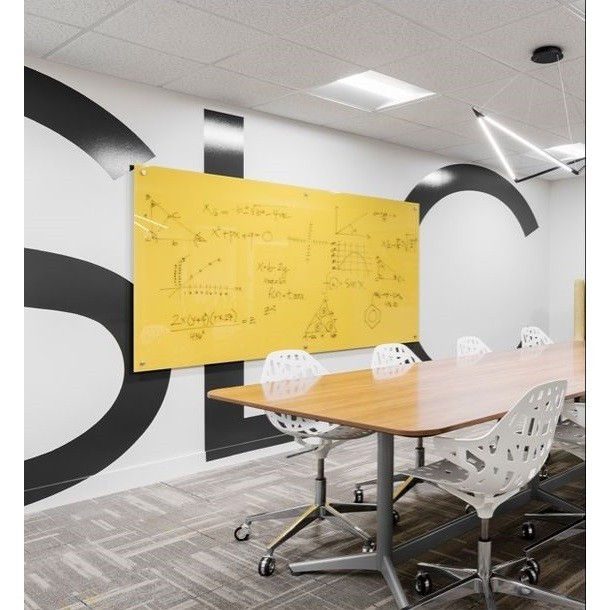 

Papan Tulis White ard Acrylic Dry Erase - Yellow