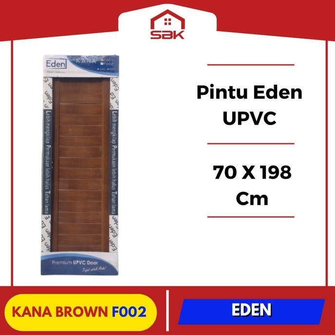 Pintu Kamar Mandi UPVC 70x198 Full UPVC KANA Eden LN