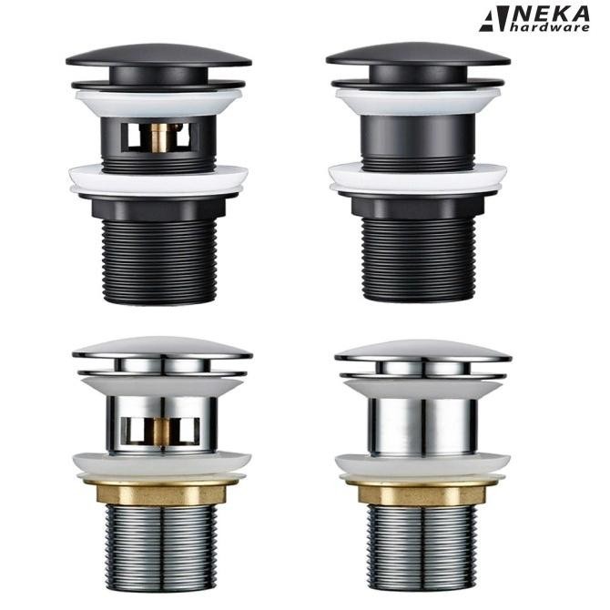 Afur Wastafel Pop Up / Kepala Afur Tekan Overflow & Non Overflow