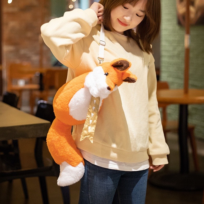 

Langit Anak-anak Cahaya Cos Fox Boneka Mainan Kawaii Diagonal Satu Bahu Ransel Bantal Ransel Permainan Kartun Sekitarnya Boneka Hadiah Ulang Tahun Anak Perempuan