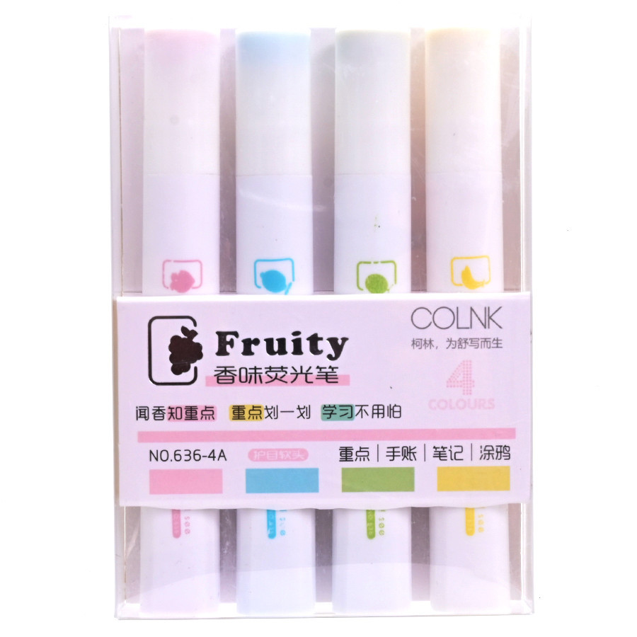 

Rambla - Bunny & Klin Highlighter Scented Fruity Isi 4 Pcs