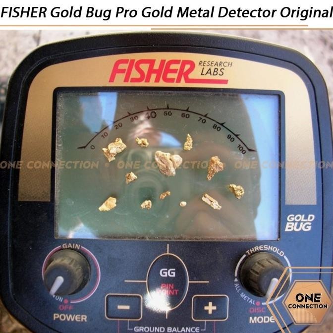 Fisher Gold Bug Pro Gold Silver Metal Detektor Detector Emas Logam Ori