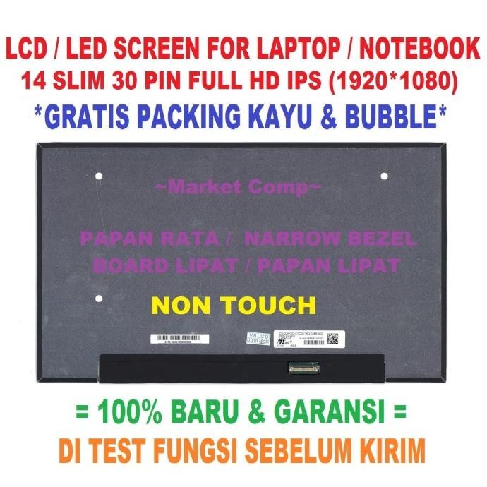 LAYAR LCD LED SCREEN ASUS ZENBOOK UX434FA UX434FAW UX434FAC UX434F 14" DISKON