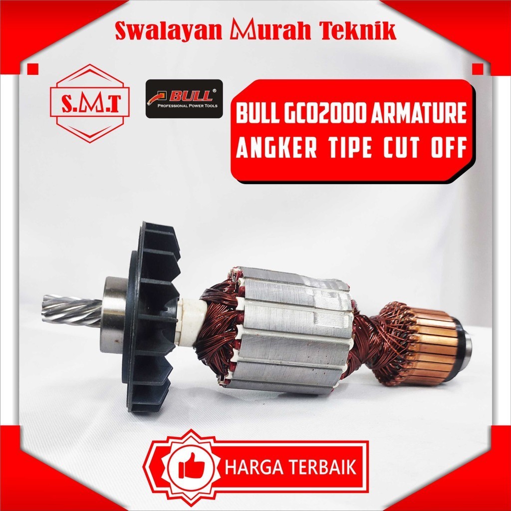 BULL GCO2000 armatur rotor angkur angker mesin cut off grenda gerinda logam discgrinder bosch GCO 20