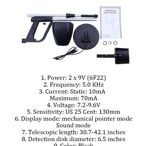 Av* Metal Detector Emas / Alat Pendeteksi Logam Koin Jewelry Anti Air