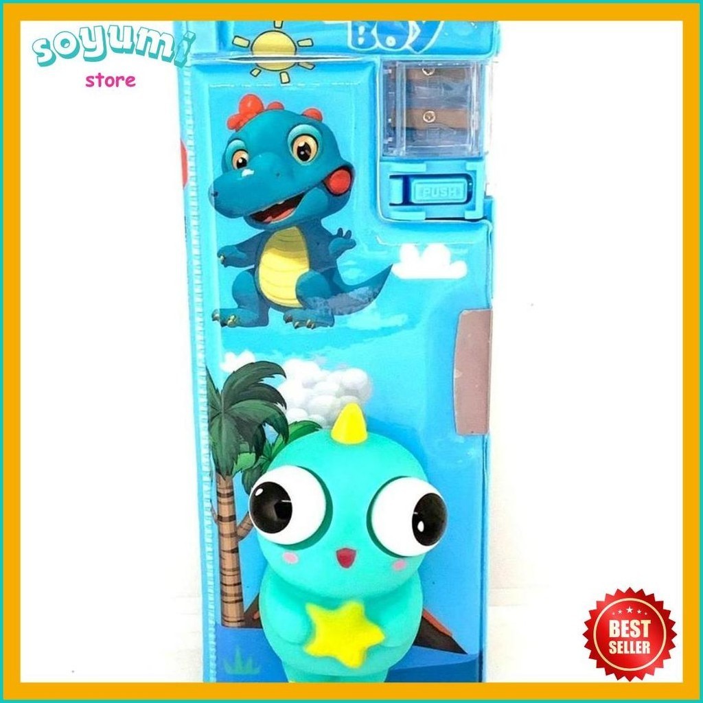 

Tempat Pensil Squishy 3D Tiga Dimensi / Kotak Pensil Alat Tulis Lucu Mainan Anak Perempuan Laki-Laki Sekolah 565-2/3/6 Mata Bisa Keluar (Lagi Viral)