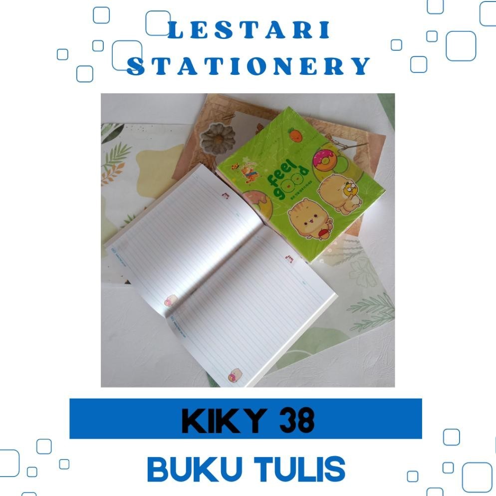 

Diskon Buku Tulis Kiky 38 Warna Isi 10 Buku Lestari Stationery BisaCod