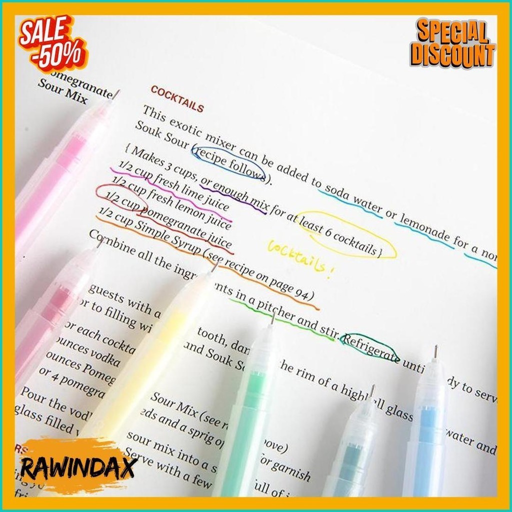 

12 Pcs Colored Gel Pens Set Kawaii Blue 0.5 Mm Ballpoint Pen For Journal Cute School Stationary Supplies (Lagi Rame)