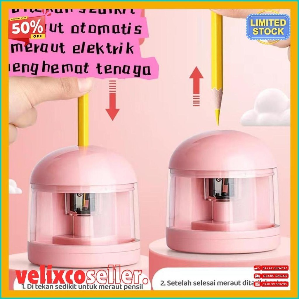 

Electric Stationery Set / Set Alat Tulis Elektrik Rautan Penghapus Vacuum Pensil 11 In 1 Pink Biru (Order Sebelum Ketinggalan)