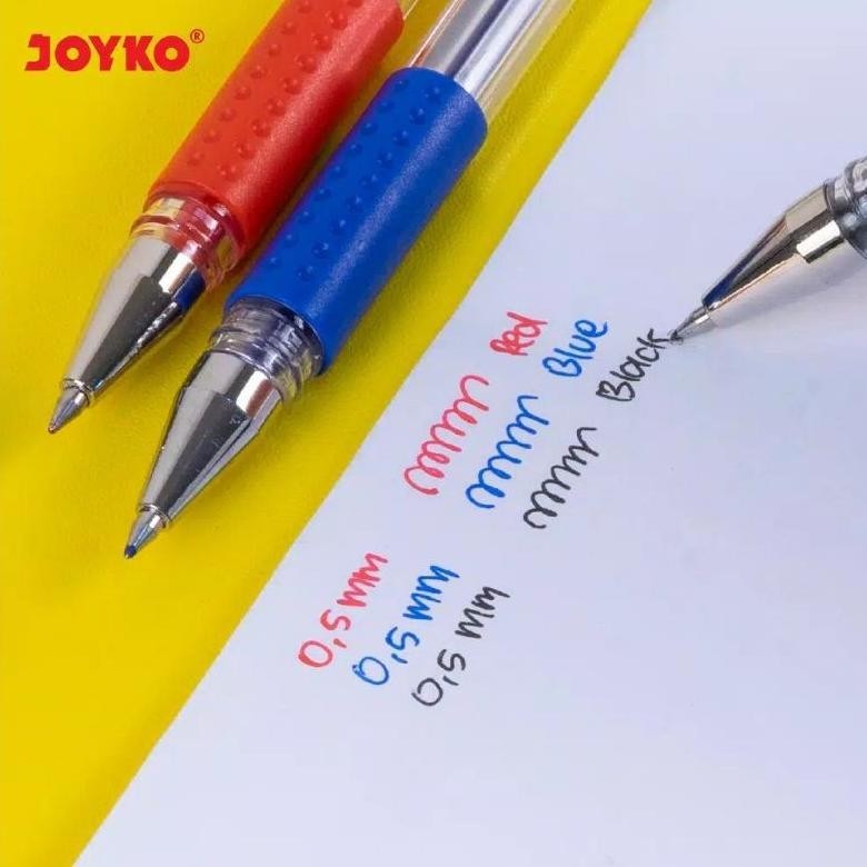 

(12Pc) Gel Pen Pulpen Pena Joyko Jk-100 Black 0.5 Mm/Pen Joyko (Lagi Viral)