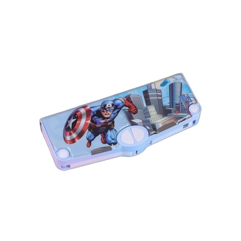 

Minikidi Kotak Pensil Multifungsi Motif Unicorn/ Elsa/Spiderman/Captain Amerika / Tempat Pensil Case Anak Lengkap Peruncing Gunting Isolasi Penghapus- Kp011 (Lagi Diskon)