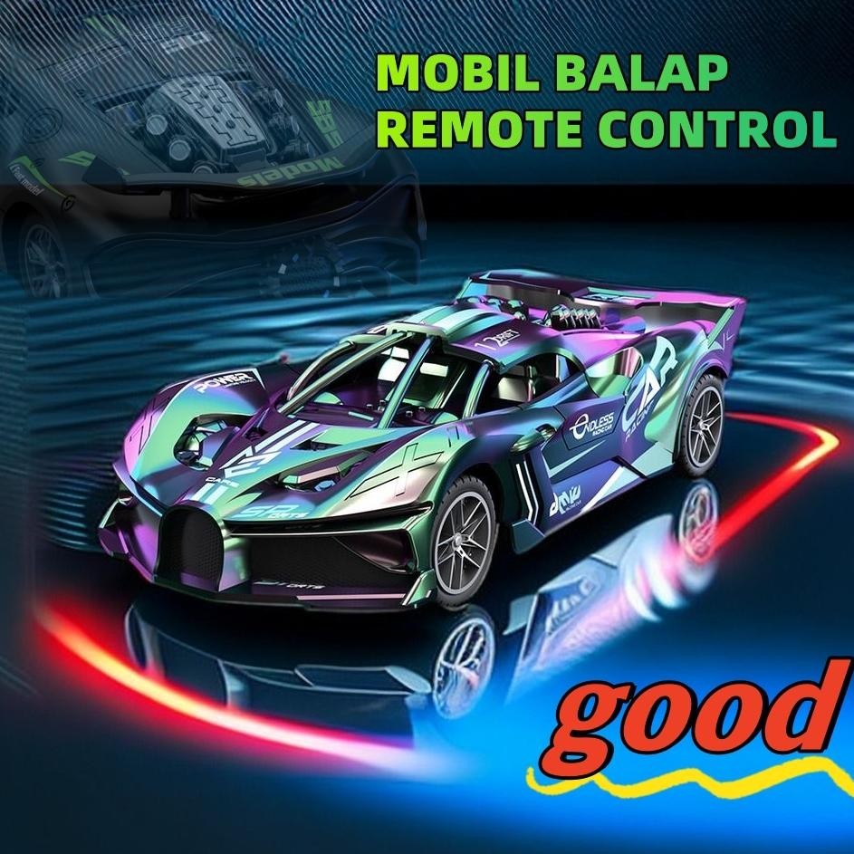 F Mobil Remote Control Rc Drift Kerendengan Lampu Dan Musik Dapat Diisi Ulang/Mobil Remote Control C