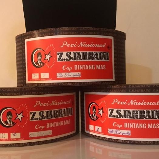 Peci Nasional Z Sjarbaini Cap Bintang Mas
