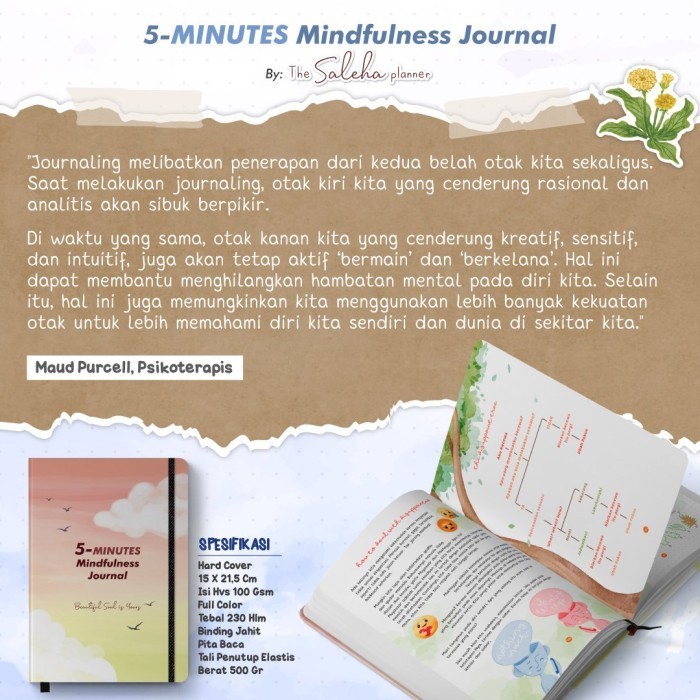 

Buku Planner The Saleha Planner: 5 Minutes Mindfulness Journal