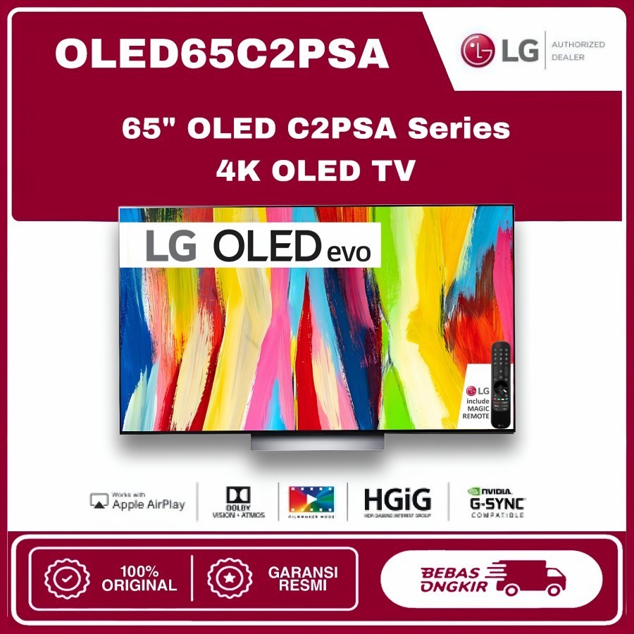 TV LG OLED65C2 PSA 65 Inch DIGITAL 4K OLED SMART TV OLED65C2PSA
