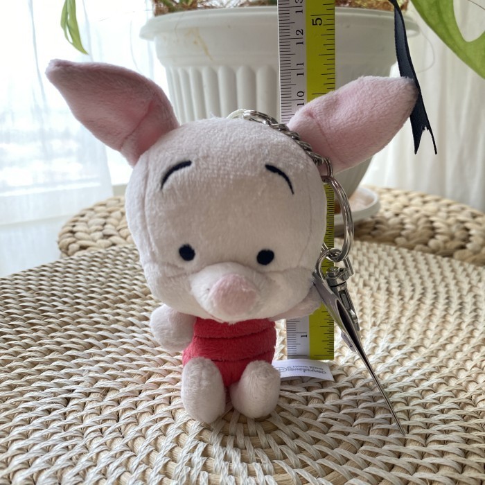 Cas Piglet Disney Gantungan Tas Kunci Ori Asli Boneka Pig