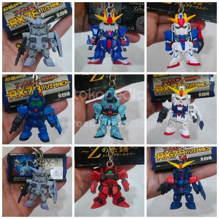 Cas Gantungan Kunci Gundam Keychain Action Figure