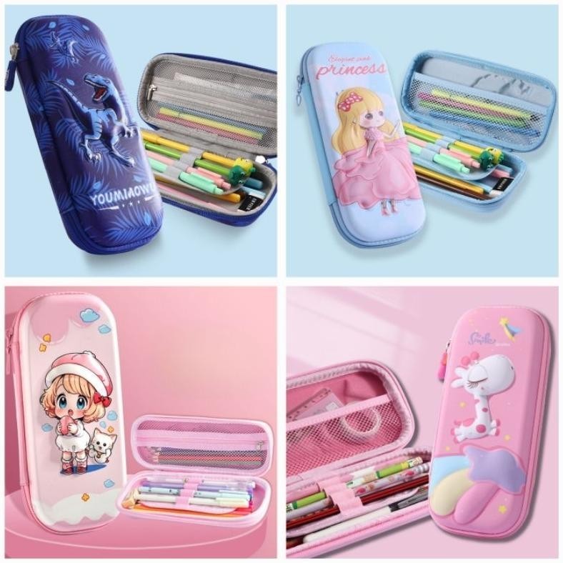 

Venturo88 kotak pensil 3D / tempat pensil karakter timbul / kotak pensil anak sekolah