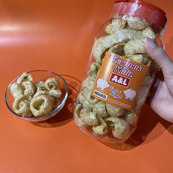 

KERUPUK KULIT BABI ORIGINAL A&L (ENAK DAN RENYAH) BS81