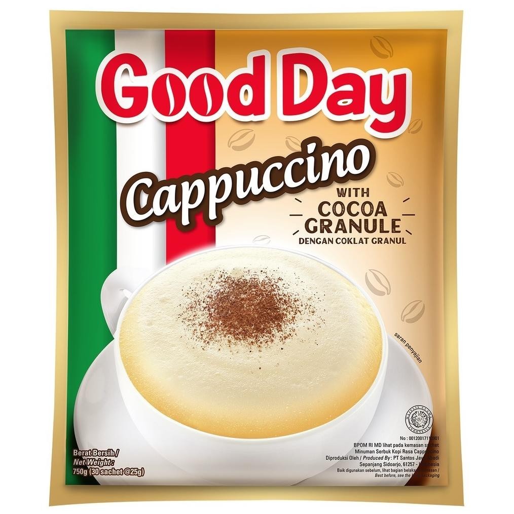 

PROMO HEMAT GOOD DAY Cappuccino 25 gr @1pcs /A304
