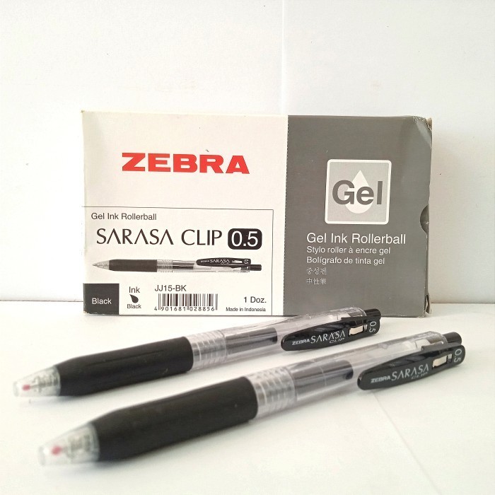 

Arom Pulpen Sarasa 0.5 Hitam 1 Pak Isi 12