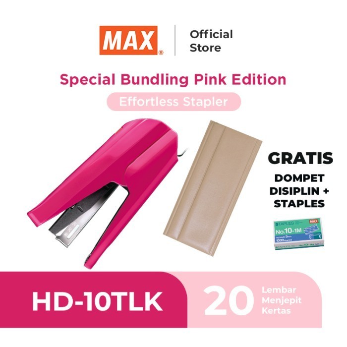 

Max stapler HD-10TLK Pink