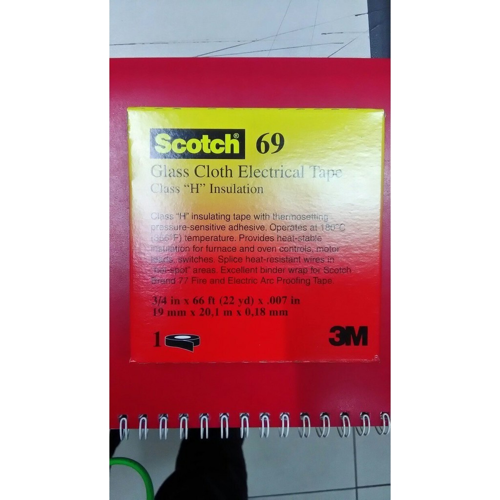 

3M Isolasi Tahan panas 69/ scotch 69