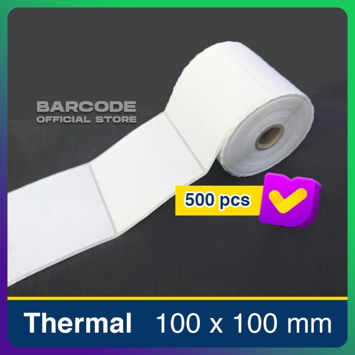 

Label sticker de 100x100mm 1line 500pcs thermal gap2mm core1