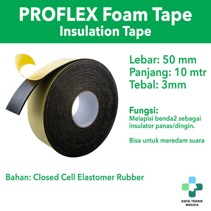

Proflex Foam Insulation Tape - Lakban isolasi Busa