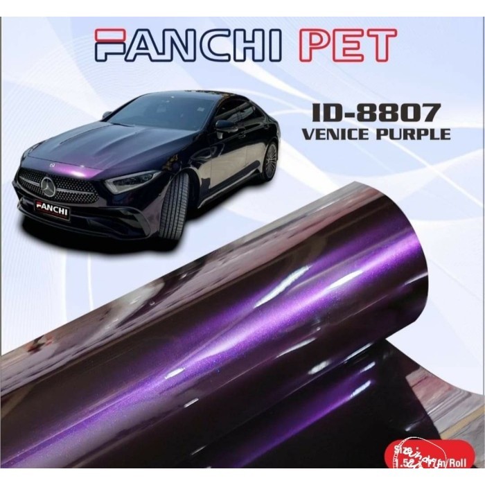 

50cm Sticker FANCHI ID-8807 Venice Purple PET per 50cm