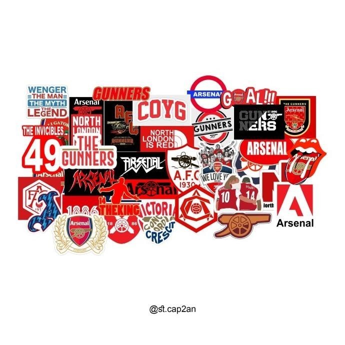 

sticker pack Arsenal Club