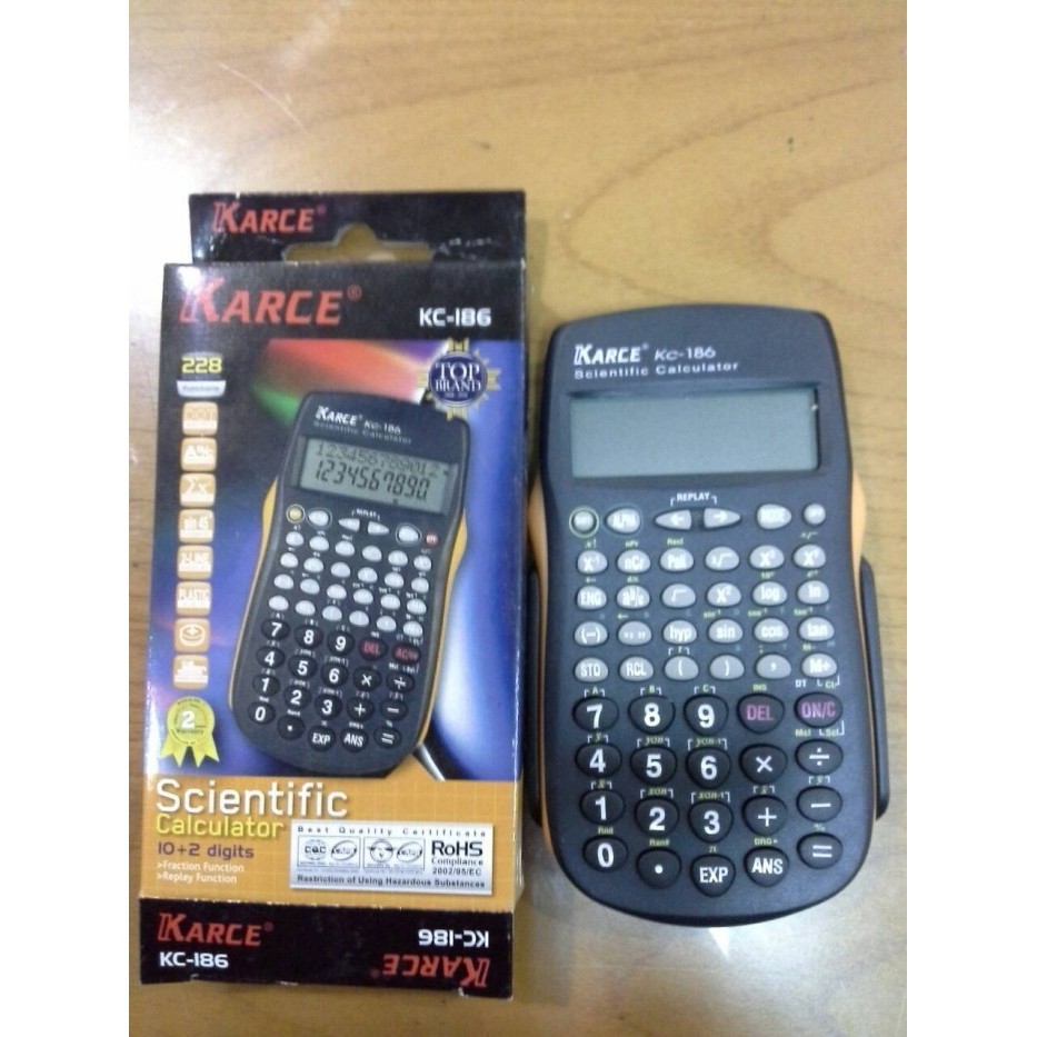 

CALCULATOR SCENTIFIC, KC -186 10+2 digits