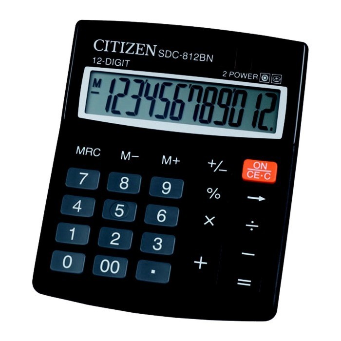 

Kalkulator SDC-812BN 12 Digit 2 Power Kalkulator CT 812BN