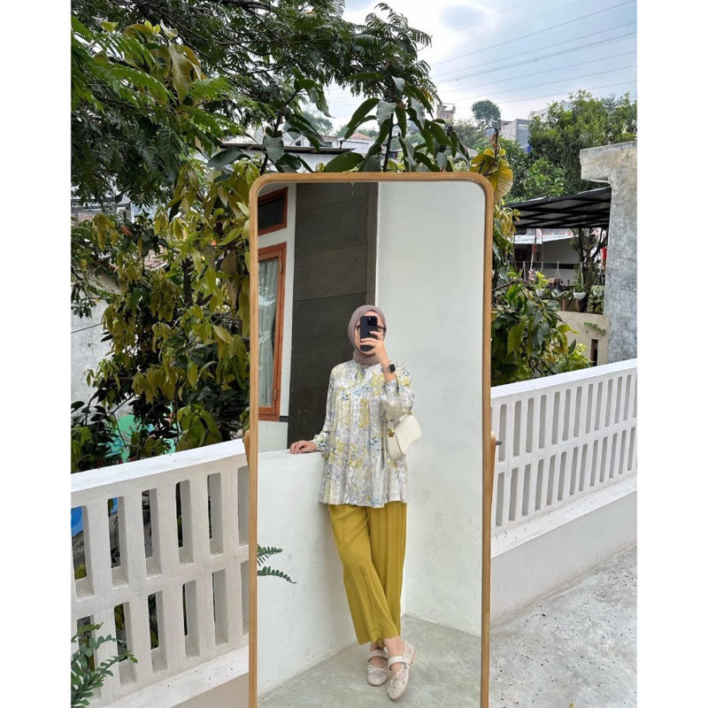 Setelan Wanita Adem Onset Setelan Wanita Gratis Ongkir Bisa Cod Lengan Panjang Stelan Celana Baju Ko