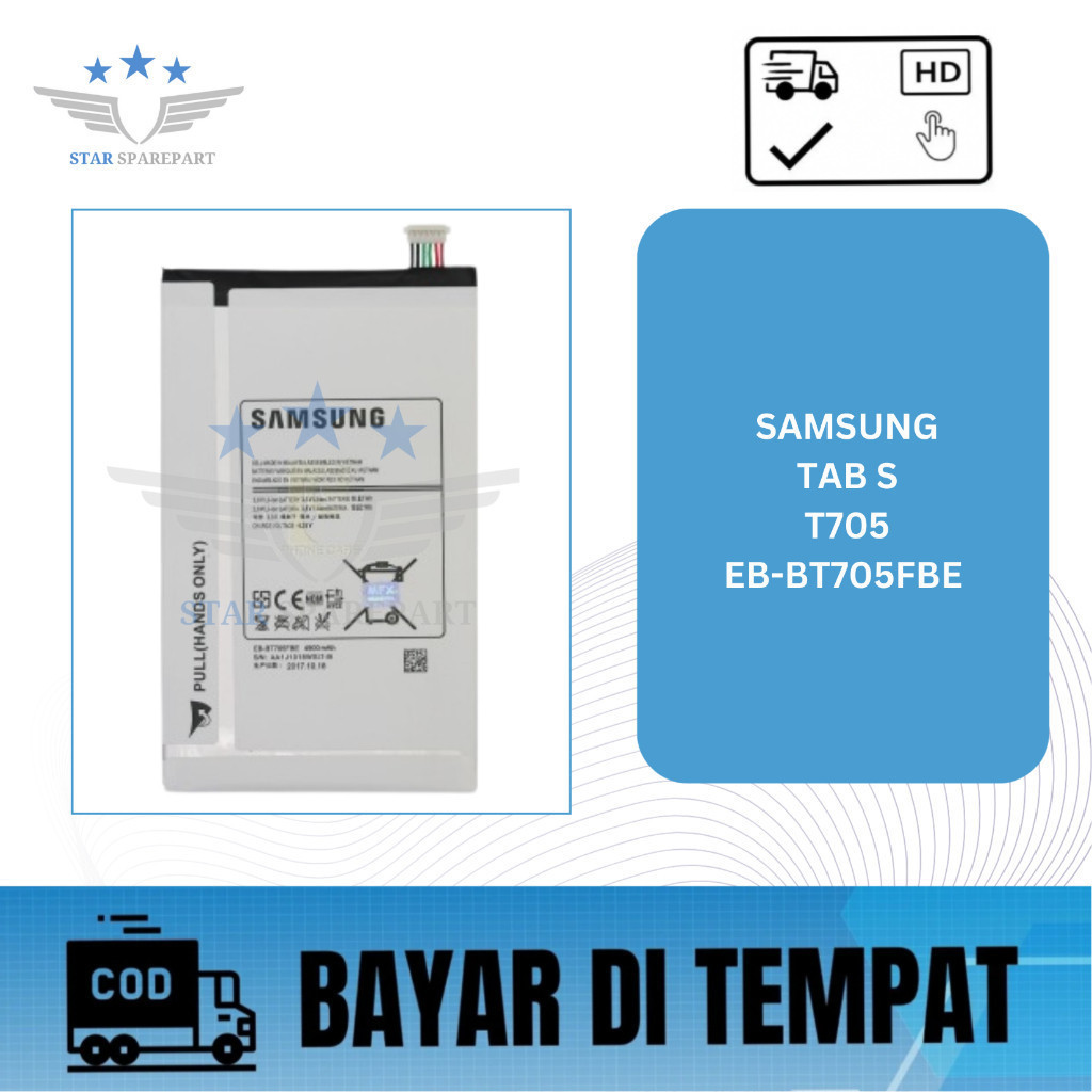 BATERAI SAMSUNG TAB S / T705 / EB-BT705FBE