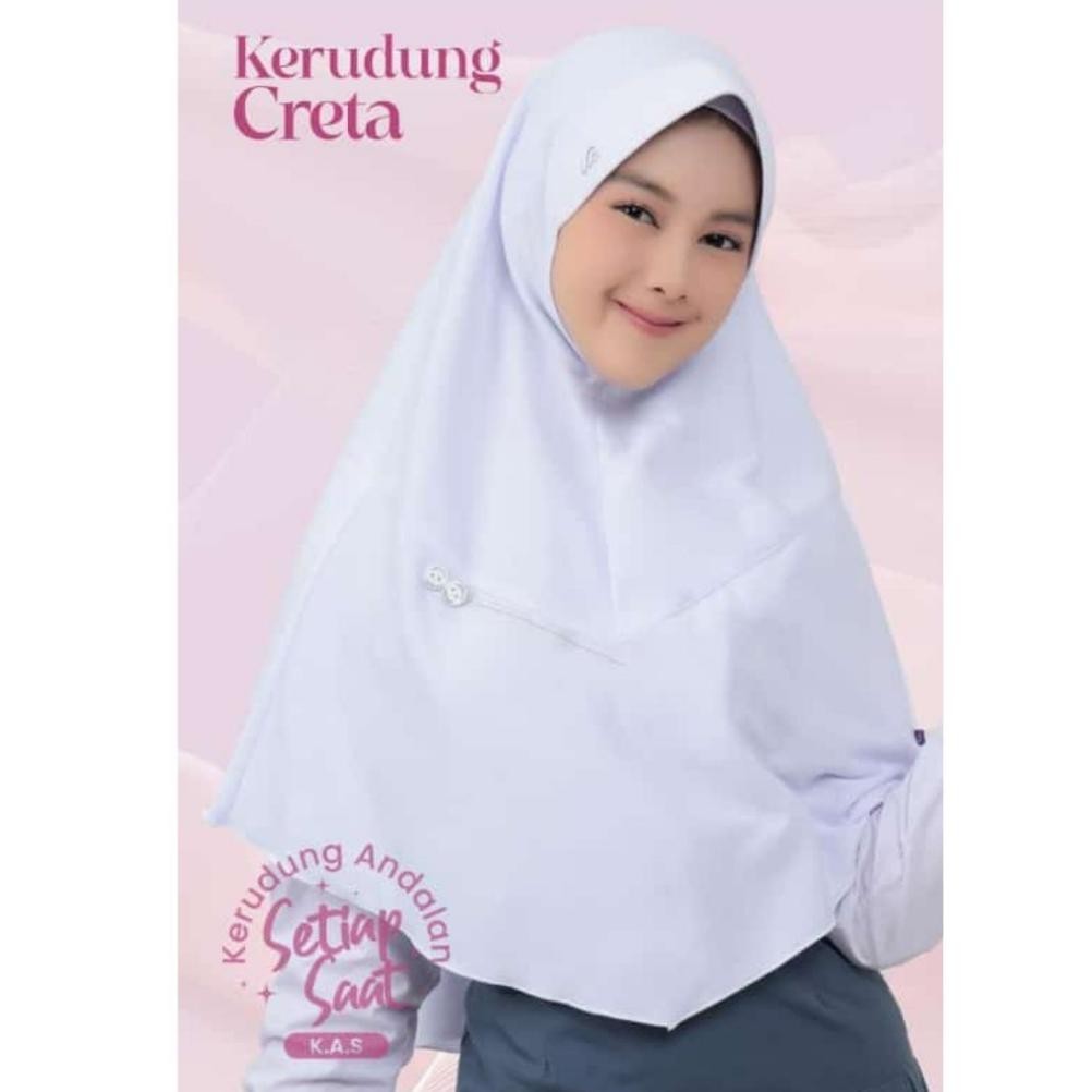 Baruuuu Kerudung Sekolah Creta | Kerudung Sekolah Rabbani | Kerudung Rabbani Orinal | Kerudung Sekol