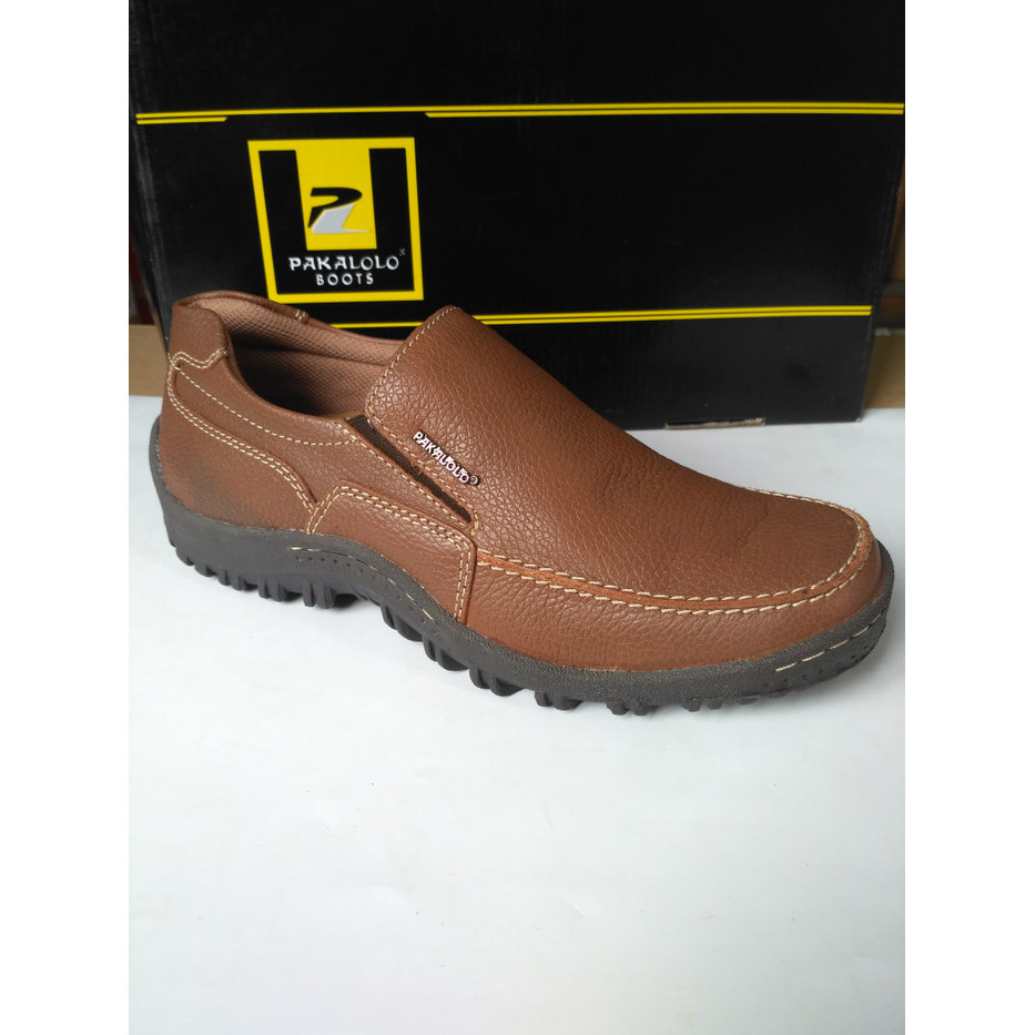 Sepatu Pantofel Pria Pakalolo Boots N 8815 Coklat - , Asli