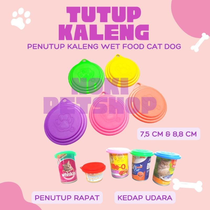 [GROSIR] TUTUP KALENG PENUTUP KALENG RAPAT UNTUK WET FOOD CAT DOG MAKANAN KUCING WET FOOD SILIKON SU