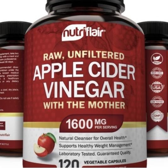 

Nutriflair Cider Vinegar 1600Mg 120Caps