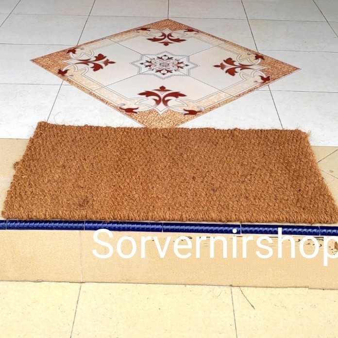 Keset Sabut Kelapa Keset Ijuk Kelapa Keset Motif Varian Bahan Sabut Ijuk Kelapa Anti Selip