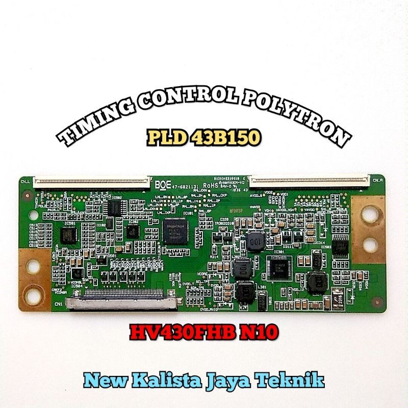 TCON TV POLYTRON PLD 43B150 ORIGINAL BOE HV430FHBN10 TCON 43B150 TCON POLYTRON 43B150 TICON 43B150 T
