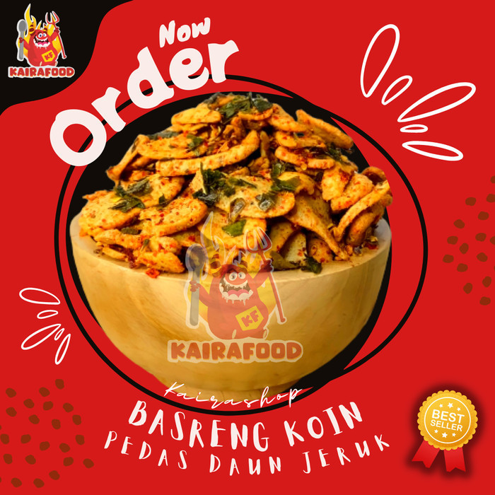 

PRODUK TERBATAS 500 gr BASRENG KOIN PEDES DAUN JERUK ORIGINAL DAUN JERUK
