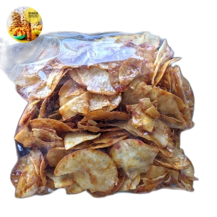 

TERPERCAYA Keripik Singkong Pedas Manis Rambakdong